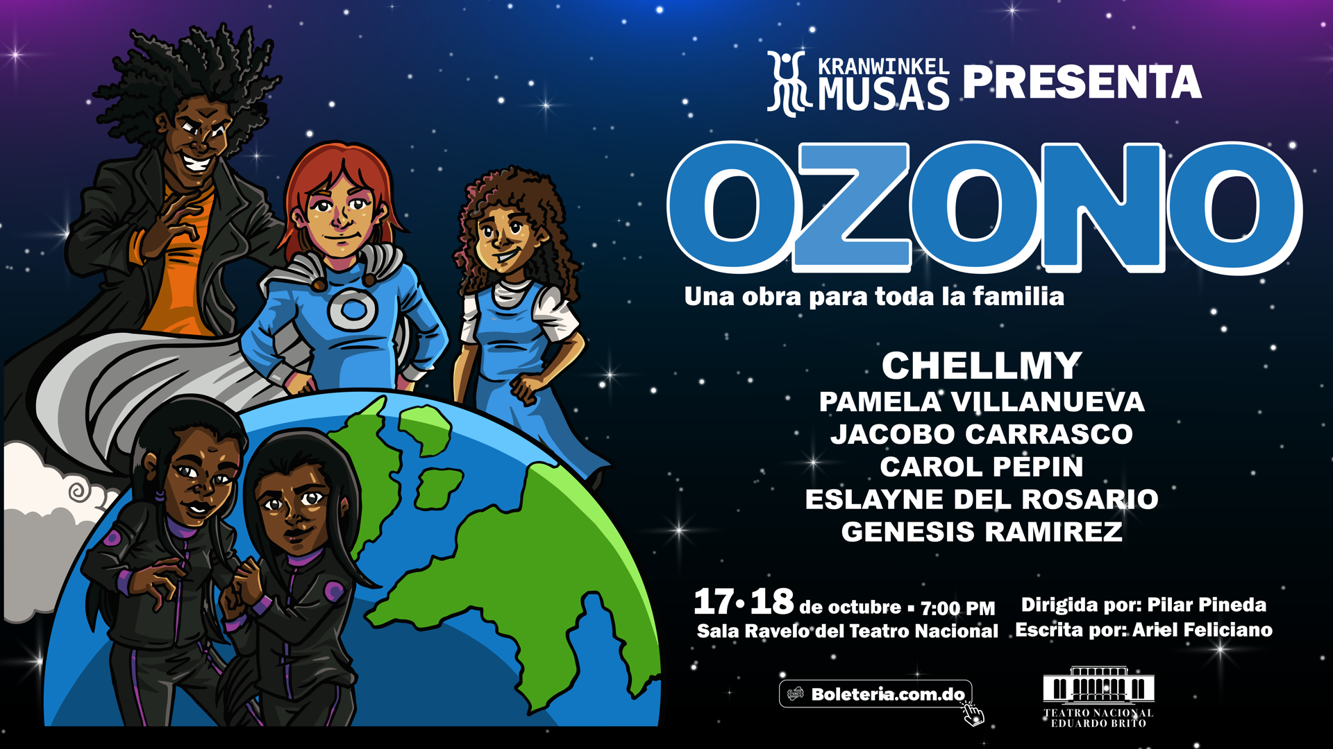 Obra teatral Ozono en el Teatro Nacional